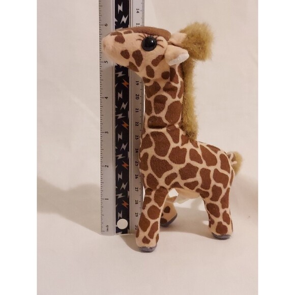 Folkmanis African Giraffe Mini Stuffed Animal Plush Finger Puppet Retired - Picture 7 of 11